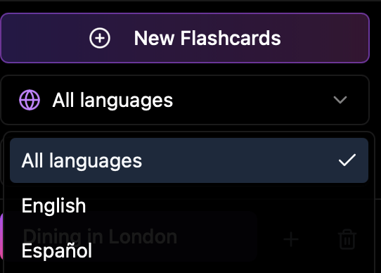 Language Filter